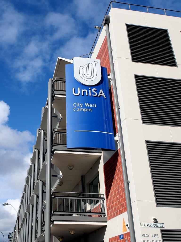 UniSA City West campus. Picture: NCA NewsWire / Kelly Barnes