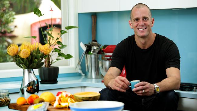 Chef Ed Halmagyi at home in his kitchen. Picture: Annika Enderborg