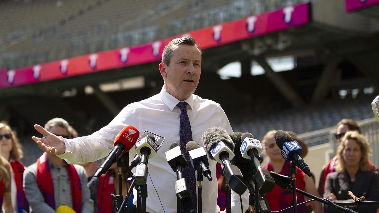 Mark McGowan has cause fixture headaches for the AFL. Picture: Getty Images