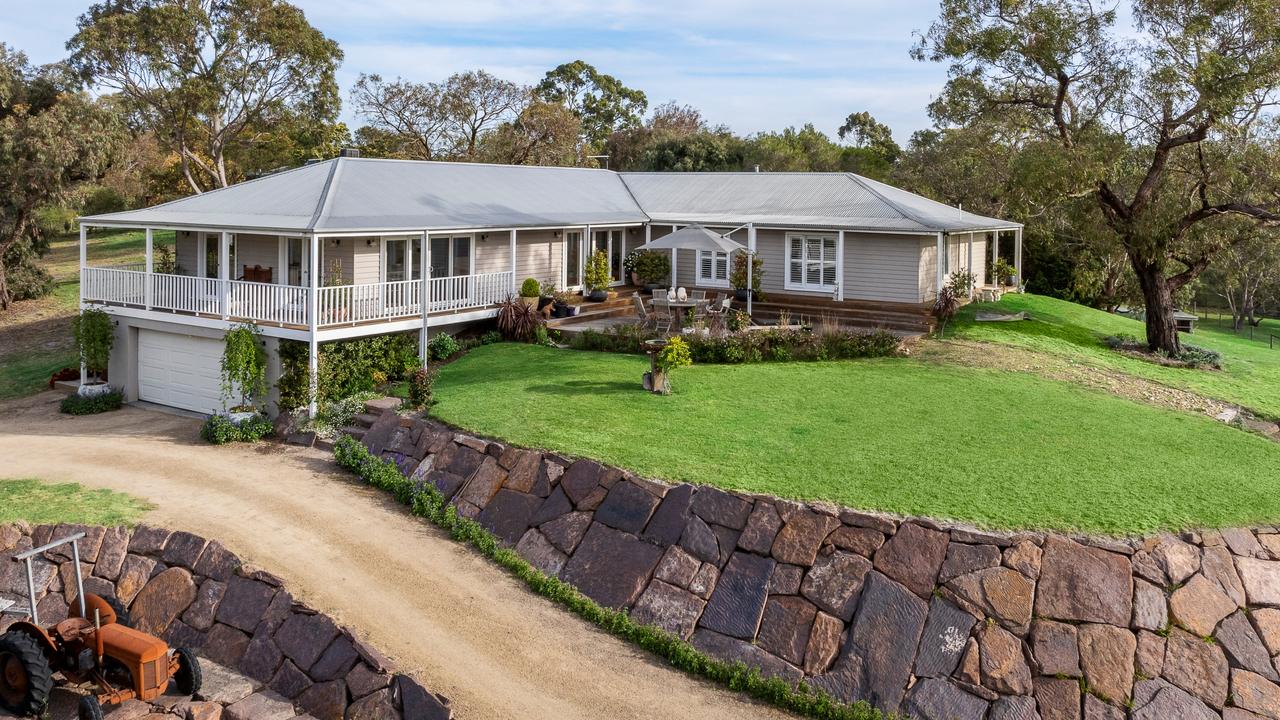 The owners have planted the garden with plenty of trees.