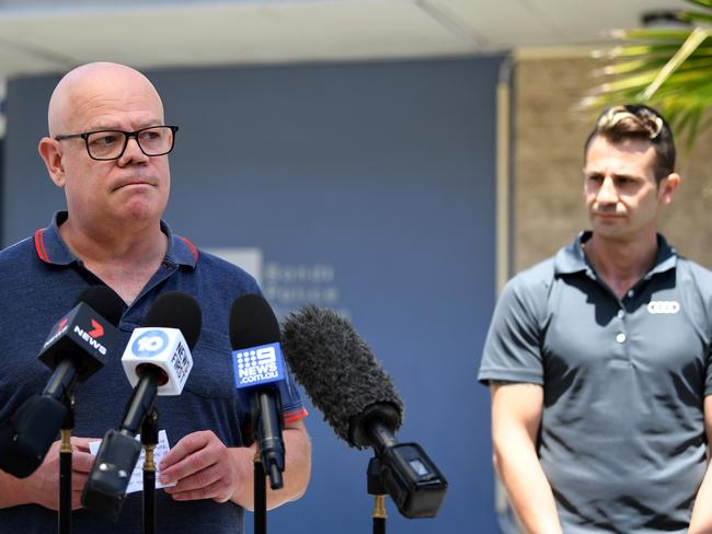 Adam Grimley, older brother of Melissa Caddick, appeals for help. Picture: NCA NewsWire/Joel Carrett