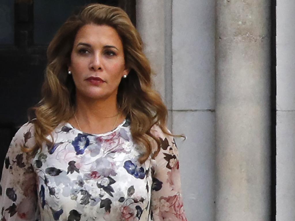 Princess Haya is now living in London with her two children. Picture: Adrian DENNIS / AFP