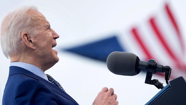 A lot is riding on the success of Joe Biden’s stimulus and infrastructure plans. Picture: AFP