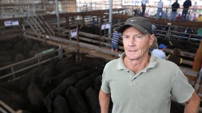 Vendor Michael Coffey from Port Fairy. Picture: Yuri Kouzmin