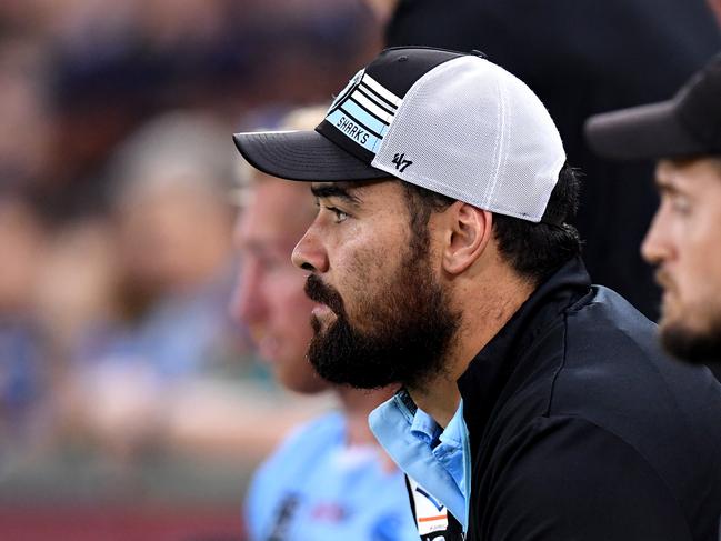 Andrew Fifita spent three weeks on the sidelines in 2019 after being suspended. Picture: Bradley Kanaris/Getty Images