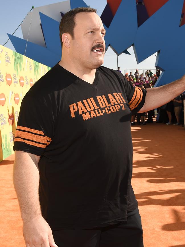 Kevin James promotes his new movie Paul Blart: Mall Cop 2.