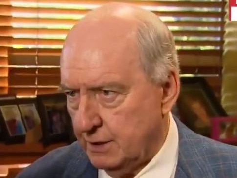 Alan Jones on Nine News.