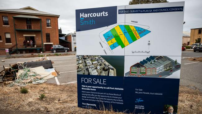 The subdivided property is being sold by Harcourts Smith. Picture: Tom Huntley