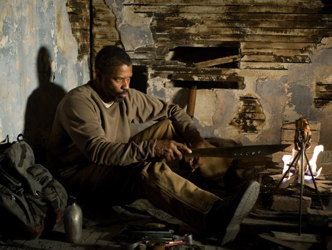 Denzel Washington in a scene from 2010 film <i>The Book of Eli</i>.