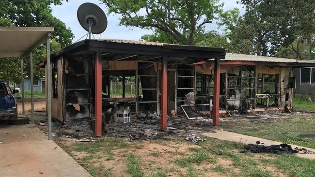 Police photos of Aurukun community unrest. Supplied by Queensland Police Service