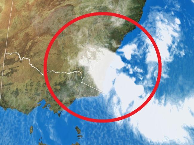 The 'spinning cloud' heading off the east coast is likely to take away any further heavy snowfall.