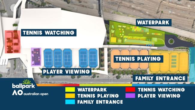 The proposed layout for next year’s event.