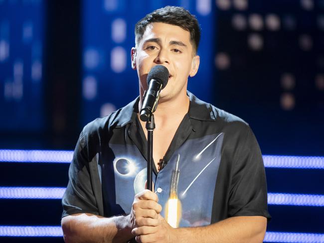 Australian Idol Channel 7 Top 24 James Vawser . Picture: Channel 7