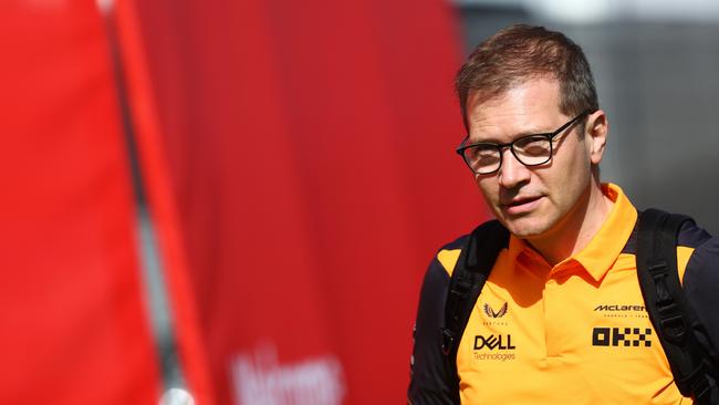 BARCELONA, SPAIN - MAY 20: McLaren Team Principal Andreas Seidl walks in the Paddock prior to practice ahead of the F1 Grand Prix of Spain at Circuit de Barcelona-Catalunya on May 20, 2022 in Barcelona, Spain. (Photo by Mark Thompson/Getty Images)