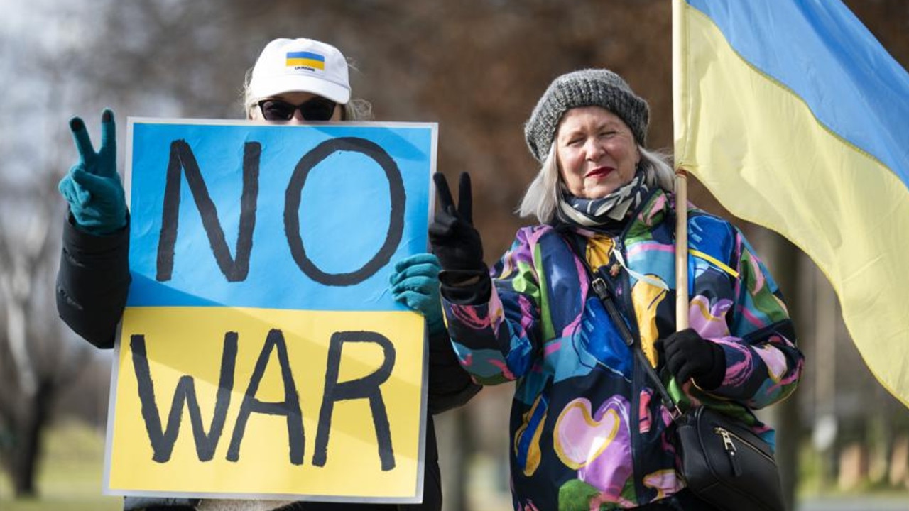 Opposition foreign affairs spokesman Simon Birmingham is signalling a possible split with a Trump White House over the war in Ukraine. Picture: NewsWire / Martin Ollman