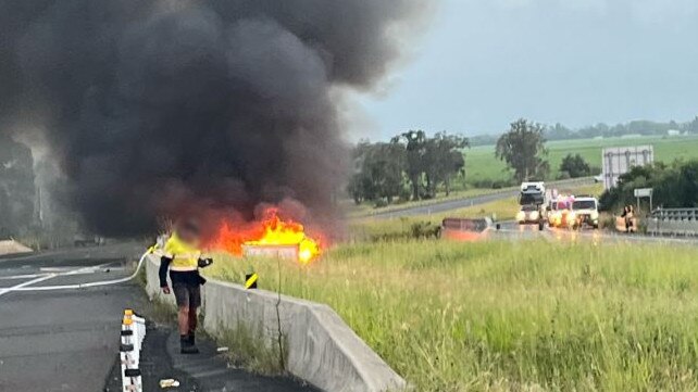 There are no reports of injuries. Picture: Rural Fire Service