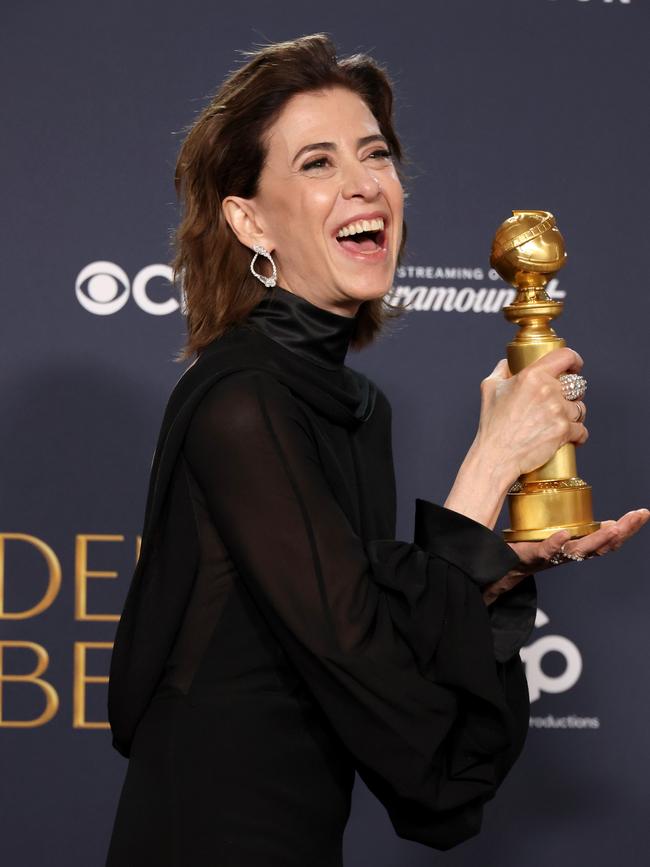 Torres wins the Best Actress Golden Globe earlier this month. Picture: Amy Sussman/Getty