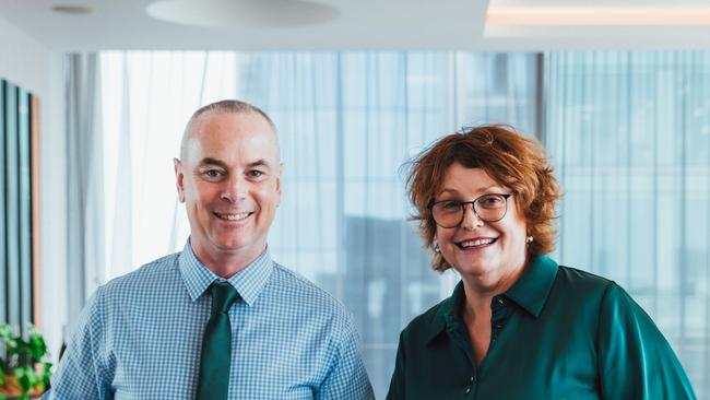 REIT director Adrian Kelly and REIT chief executive Michelle Tynan.