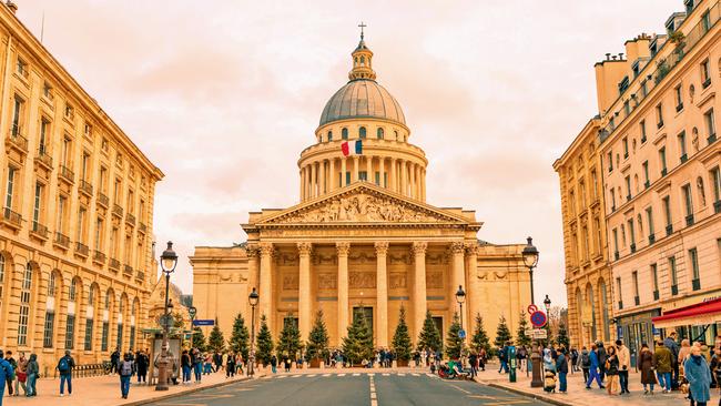 On another day, we traipse along cobbled alleyways in the Latin Quarter until we reach the Panthéon. Picture: Mark Daffey.