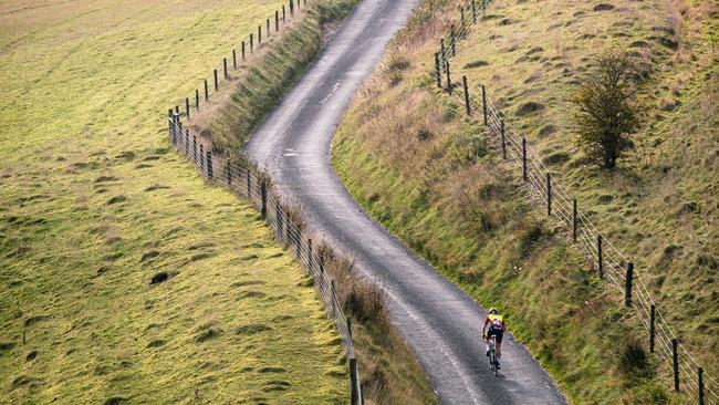 Cyclist Keith Lawrence attempts an Everesting challenge in the Camden area, UK. Picture: Paul Paxford / Pitchside Photo