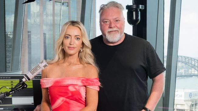 KIIS FM breakfast radio hosts Jackie 'O' Henderson and Kyle Sandilands. Sandilands announced a health update live on-air. Picture: Supplied