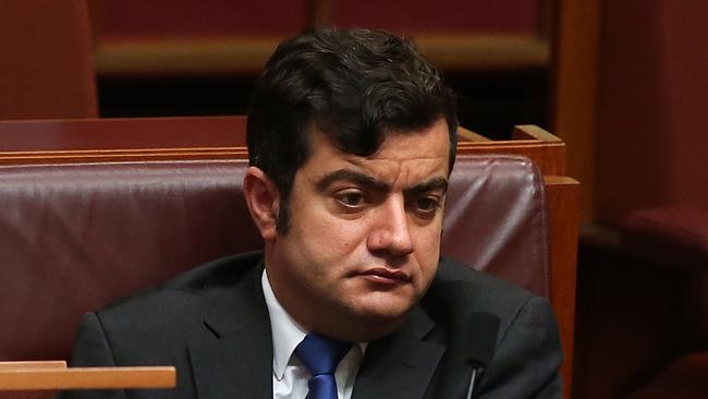 Senator Sam Dastyari is in Bill Shorten’s bad books. Picture Kym Smith