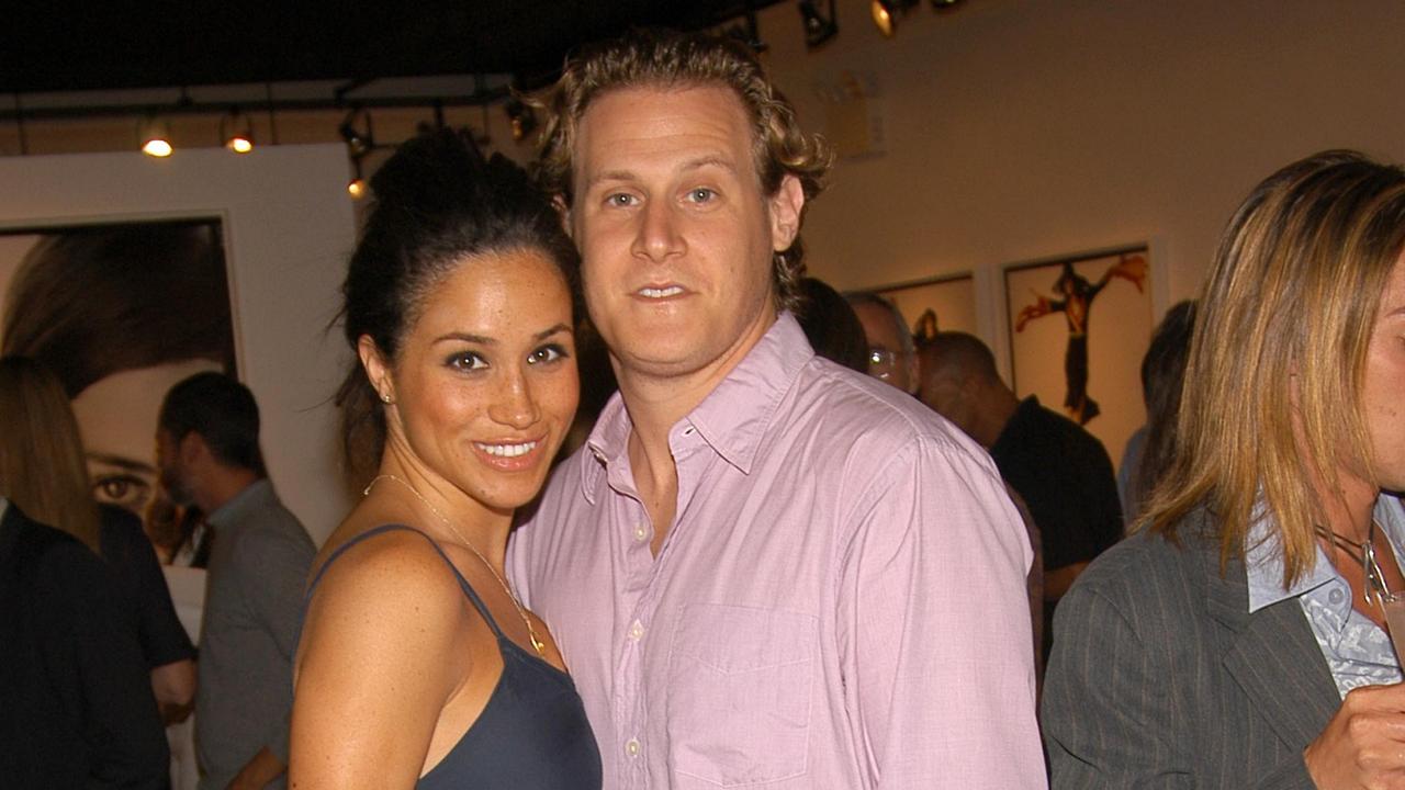 Meghan Markle and Trevor Engelson divorced in 2013 after two years of marriage. Picture: Billy Farrell/Patrick McMullan via Getty Images