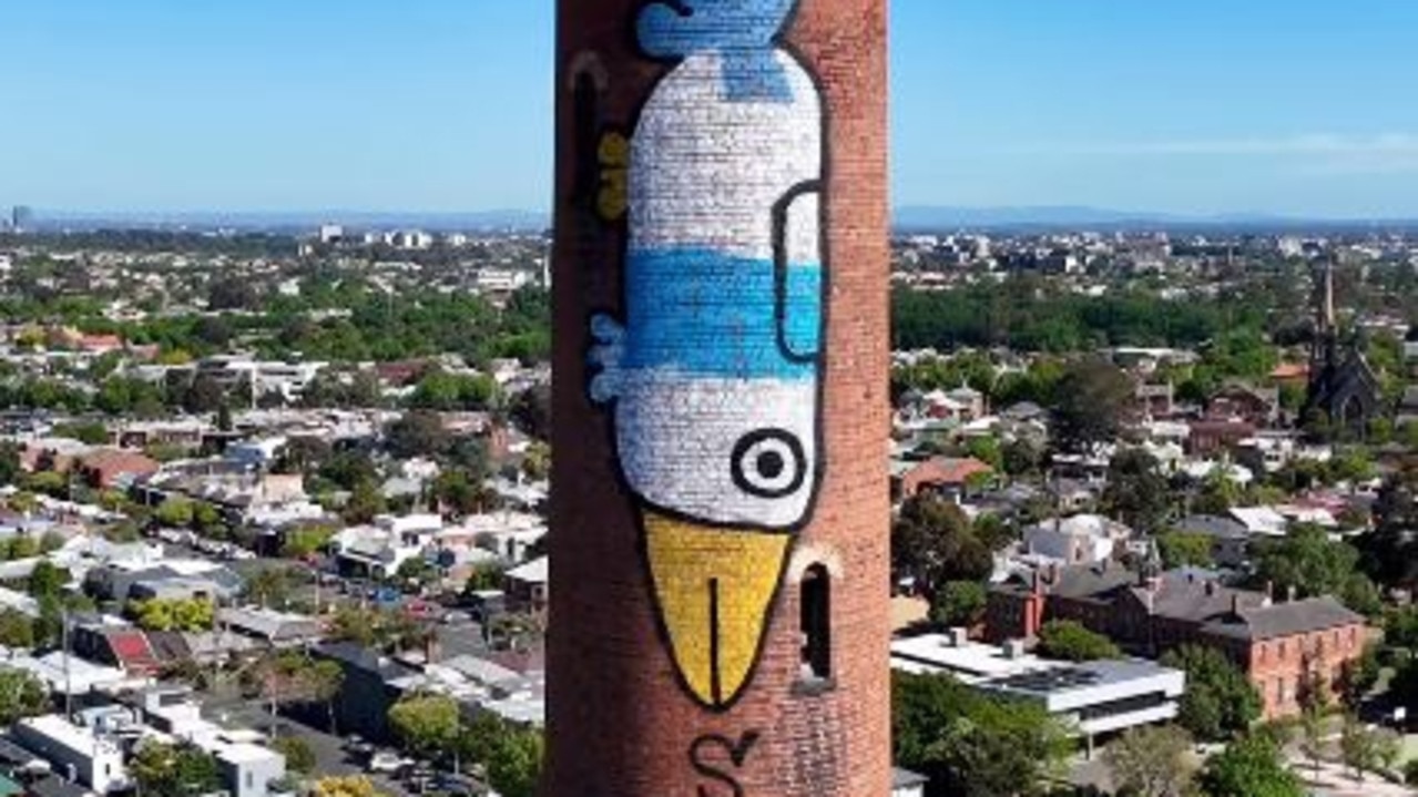 Men charged over iconic Melbourne graffiti