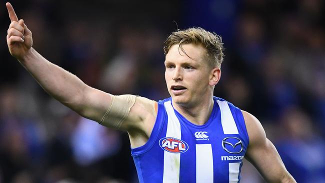 Jack Ziebell kicked five in North Melbourne’s loss.