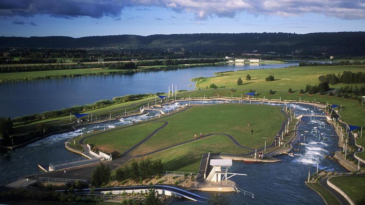 The island in the middle of the Penrith White Water Stadium is being renamed "Fox Island" in honour of the Olympic gold medal winning Fox Sisters. Picture: Supplied.