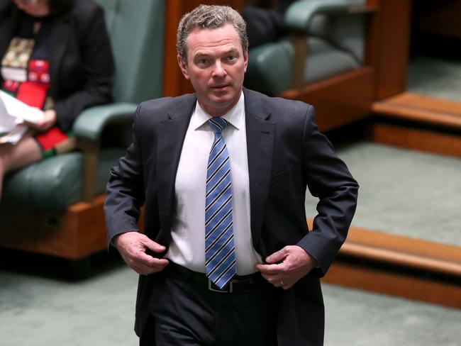 Oops ... Education Minister Christopher Pyne.