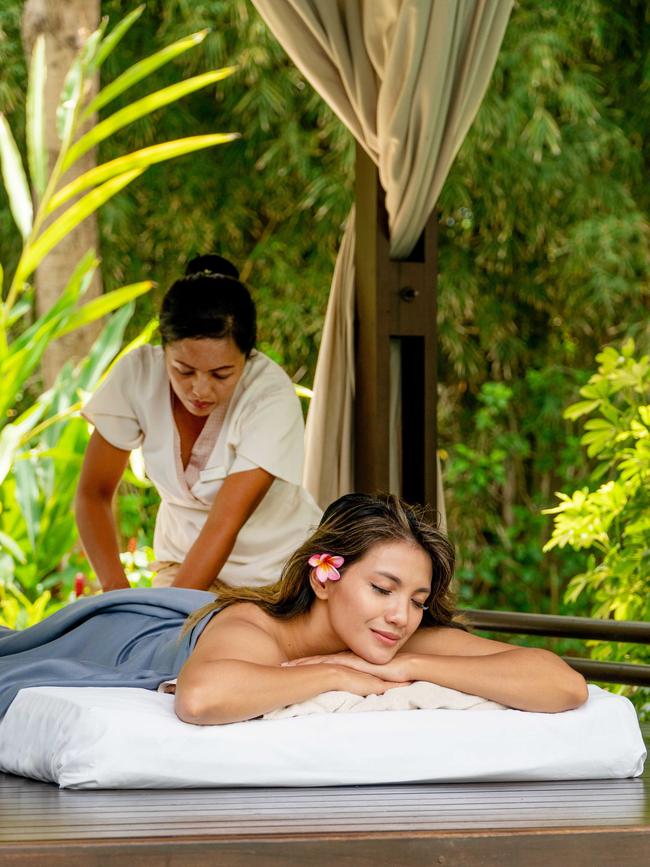 Massage at Movenpick Resort and Spa Jimbaran Bali.