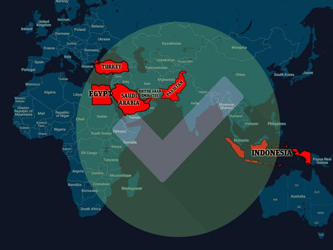 The countries conspicuously excluded from Mr Trump’s ban.