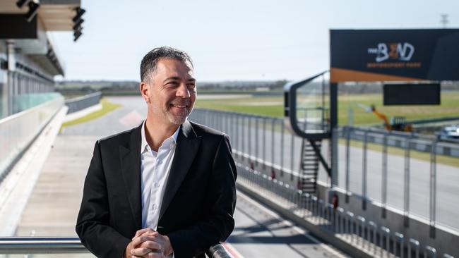 Dr Sam Shahin at The Bend Motorsport Park. Picture: Matt Turner