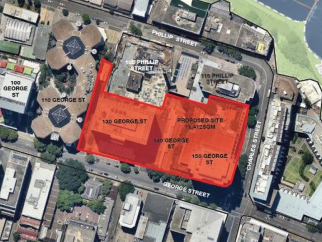 655sq m site will include a sunken plaza.