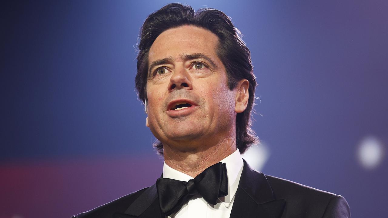 AFL CEO Gillon McLachlan during the 2022 Brownlow Medal