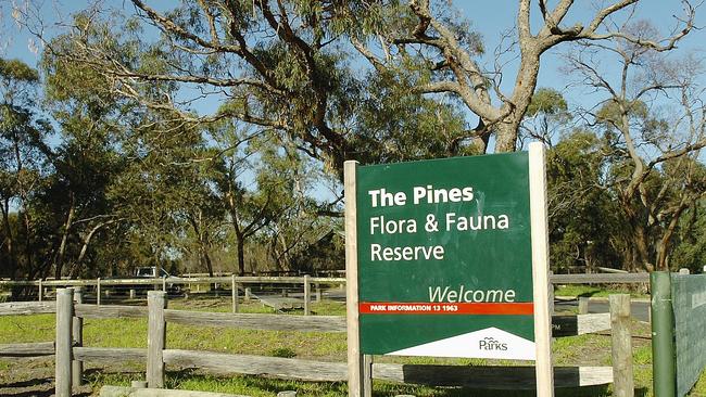 The reserve the father was riding through with his son. Picture: JILL MITCHELL