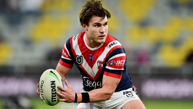 Angus Crichton has been selected on the bench for the Kangaroos. Picture: Alix Sweeney