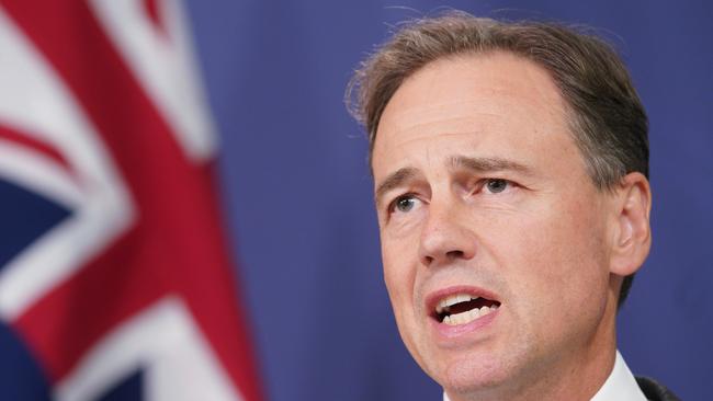 Federal Health Minister Greg Hunt.