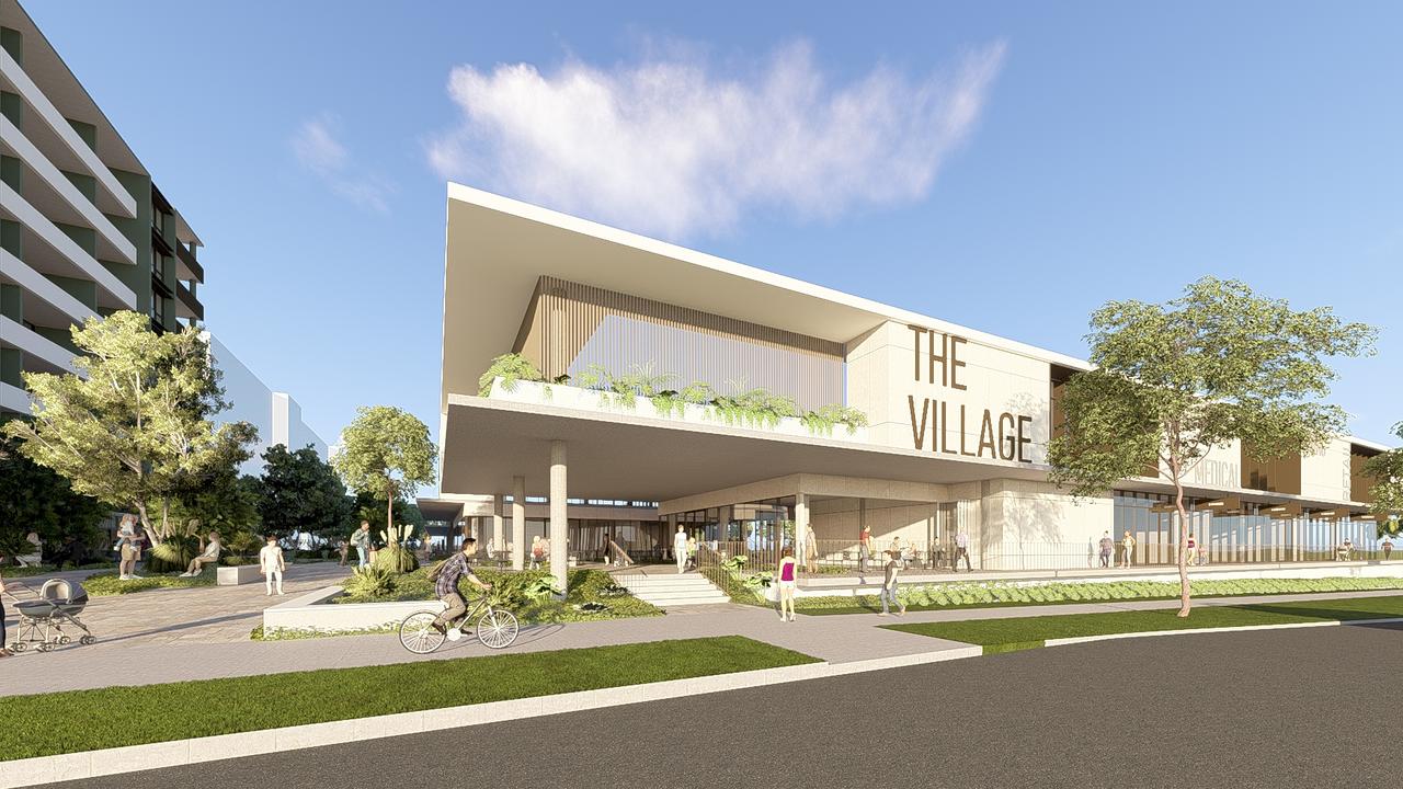 An artist's impression of Deluca Corp's Village Heart retail project.