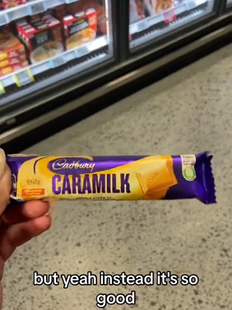 And also Caramilk. Picture: TikTok/bysacconji_