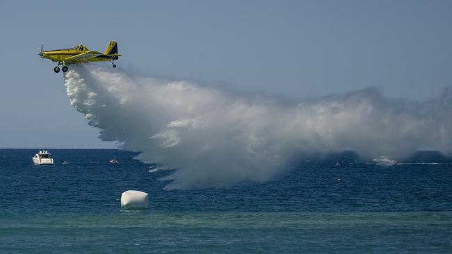 Bushfire bomber on day three of the Pacific Airshow. Picture: Glenn Campbell.