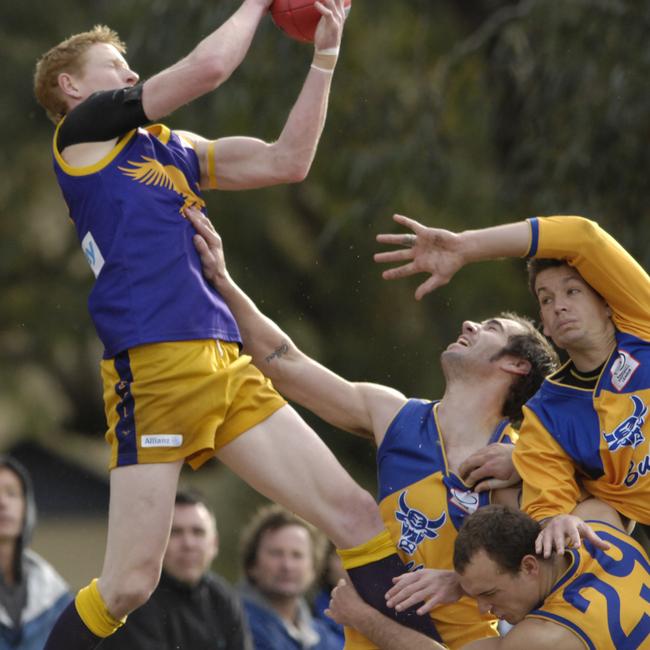 Vermont’s Matt Greig takes a trademark grab.