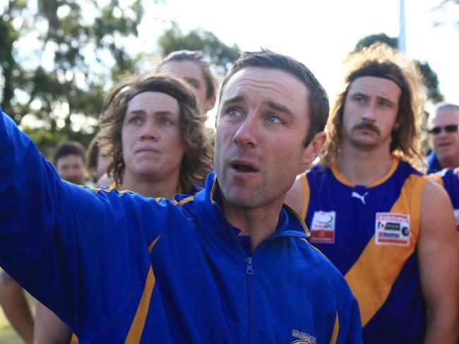 Lilydale coach Ben Neagle in the Eastern Football League (EFL). Picture: Davis Harrigan