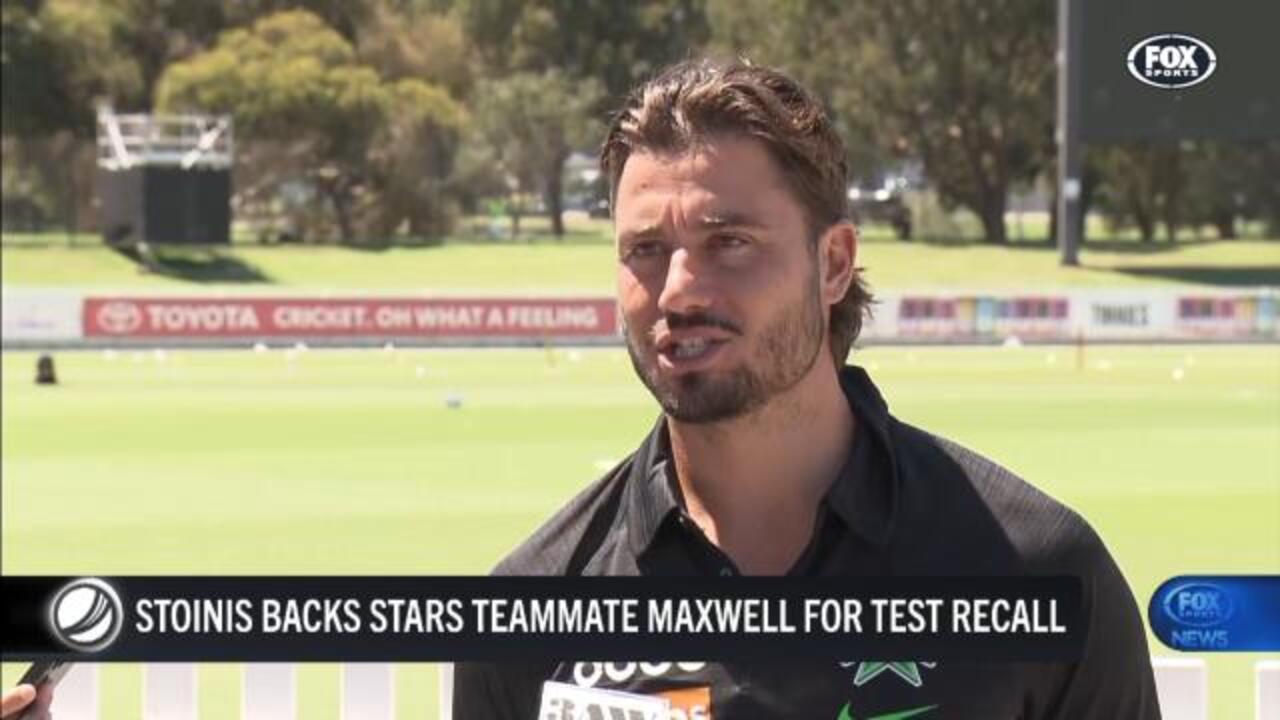 Stoinis backs Maxwell for Test recall