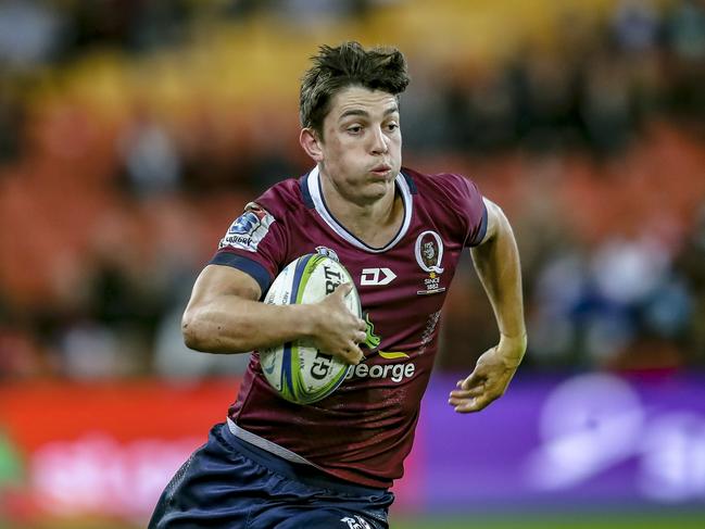 Reds fullback Jock Campbell is ready for the new Super Rugby Pacific season. Picture: Brendan Hertel/QRU