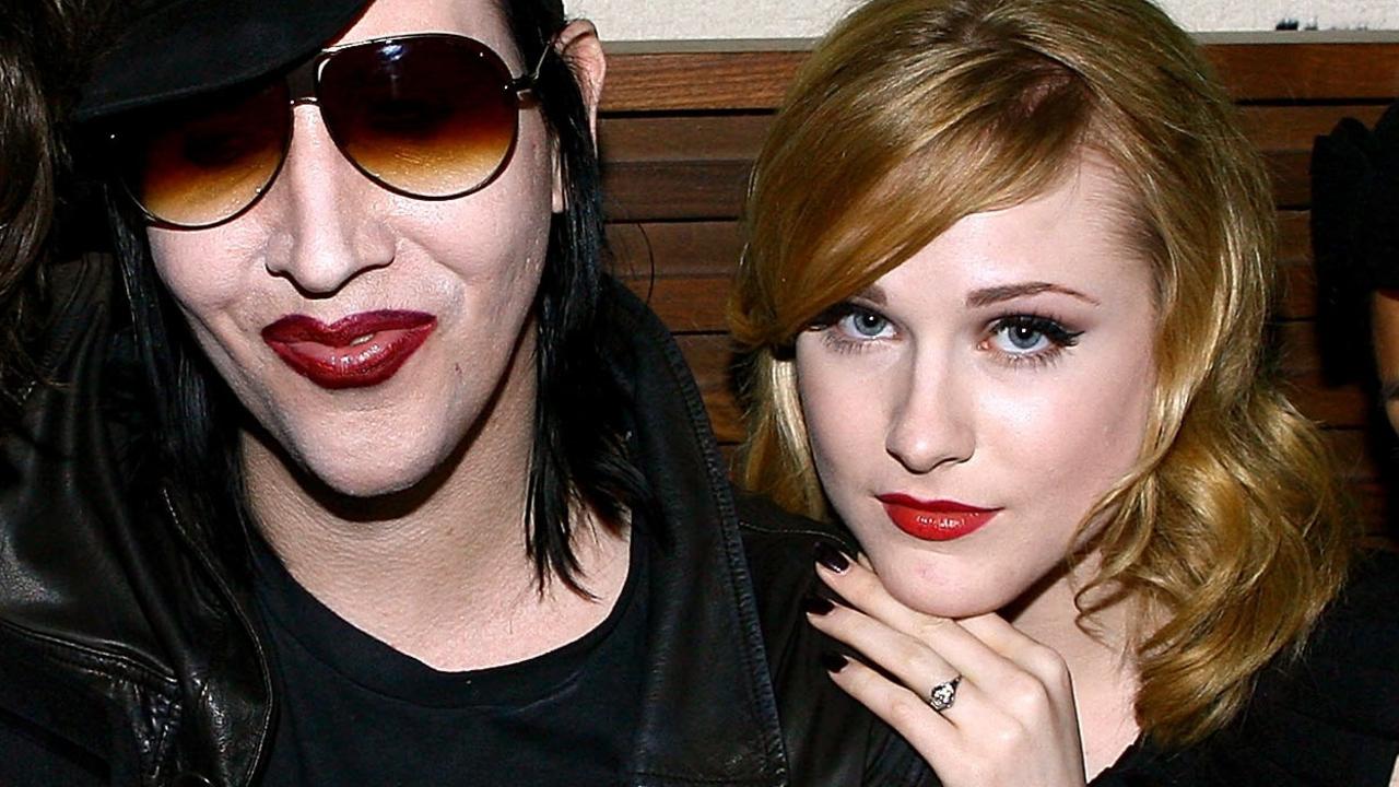 Marilyn Manson and Evan Rachel Wood. Picture: Scott Wintrow/Getty Images North America/AFP