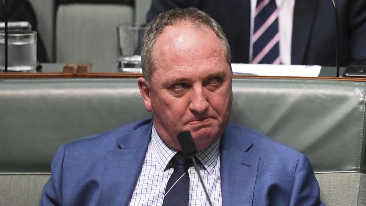 Barnaby Joyce has weathered numerous storms in 2018. Picture: Lucas Coch/AAP