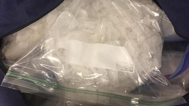 Some of the ice that was seized by US authorities.