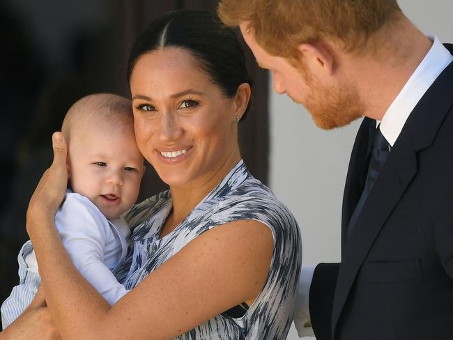 Harry and Meghan with their baby son Archie in 2019. Picture: Toby Melville